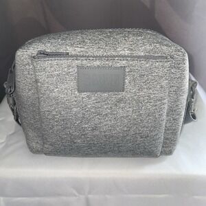 Dagne Dover Micah Neoprene Crossbody in Heather Gray Purse Bag Handbag EUC